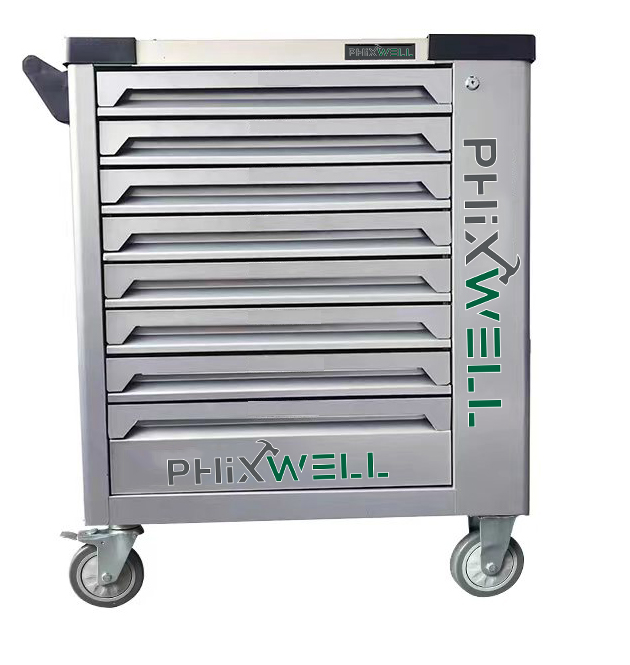 719513 Skříň na nářadí PHIXWELL s 8 zásuvkami