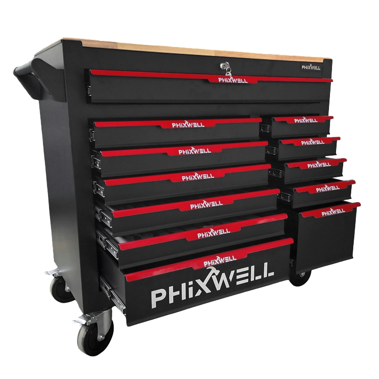 719515 Skříň na nářadí PHIXWELL s 12 zásuvkami